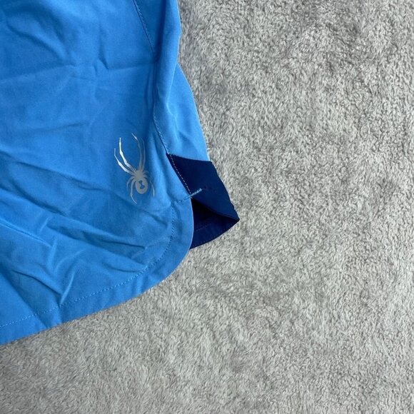 NWOT Spyder Men's S Blue Swim Shorts With Elastic Waist & Drawstring - Picture 7 of 7